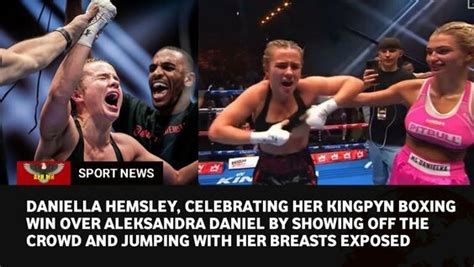 daniella hemsley tits boxing|Boxing 2023: Viewers left stunned as OnlyFans boxer Daniella。